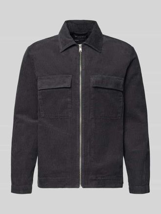 Marc O'Polo Regular Fit Hemdjacke aus reiner Baumwolle in Anthrazit, Größe XXL