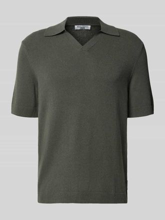 Marc O'Polo Denim Regular Fit Poloshirt aus Baumwoll-Mix in Khaki, Gr&ouml;&szlig;e XXL