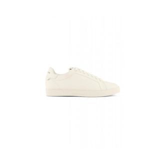 Emporio Armani Soepele Leren Sneakers - Heren - Sneakers - Wit - 41 EU - Leer - Schoenen
