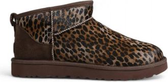 UGG Classic Ultra Mini Caspian - Dames - Winterlaarzen - Bruin - 36 EU - Wol - Schoenen