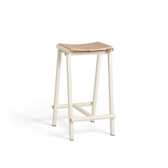 HAY Taburete 8 Barhocker, niedrig, Eiche natur / eggshell