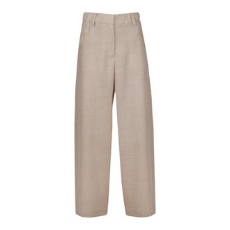 Alysi Wide Trousers, female, Beige, Size: XS Wide Trousers
