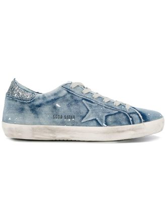 Golden Goose Sneakers Superstar denim - Blu