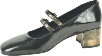 Pedro Miralles Lace Pump 2R - Dames - Pumps - Zwart - 38 EU - Schoenen