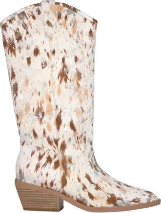 Alma En Pena Speciale Cowboylaars - Dames - Cowboylaarzen - Beige - 39 EU - Leer - Schoenen