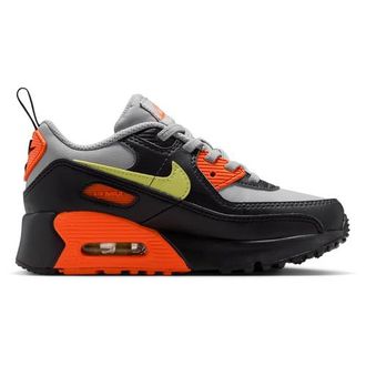 Nike Boys Air Max 90 EasyOn - Preschool Basketball Shoes Limelight/Lt Smoke Grey/Hyper Crimson Size 10.5