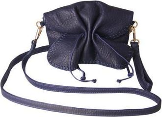 Carlos Falchi Mini Butterfly Lambskin Bag in Navy at Nordstrom
