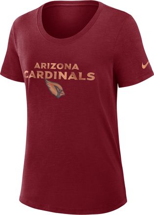 Nike Arizona Cardinals Rivalries Collection Slub Nike Womens Dri-FIT NFL T-Shirt in Red | 03486ED9C-FY4
