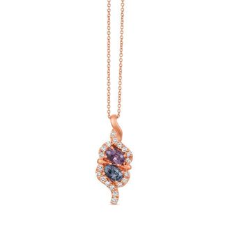 Le Vian Ladies Lavender Spinel Necklaces set in 14K Strawberry Gold