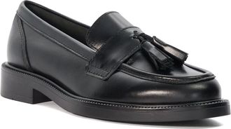 Dune London Womens Ladies Wf Garda - Wide Fit Leather Tassel Loafers - Black - Size UK 3