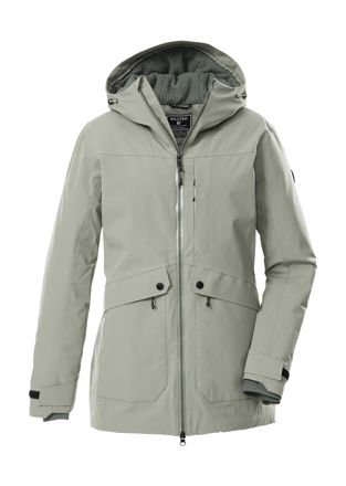 Killtec Parka KILLTEC KOW 16 WMN PRK, Damen, Gr. 38, gr&uuml;n (graugr&uuml;n), Obermaterial: 100% Polyester;Futter: 100% Polyamid;Futter 2: 100% Polyester;F&uuml;llung: 100