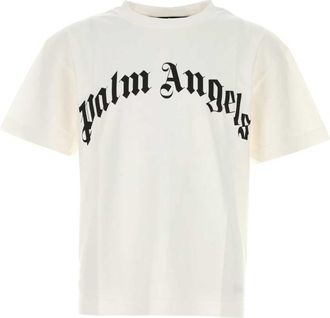 Palm Angels White Logo T-Shirt