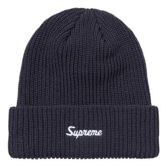 SUPREME FW26 Loose Gauge Beanie Navy SUP-FW26-2020-NVY