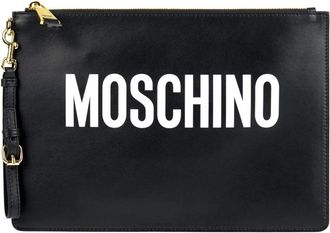 Moschino Bags - Dames - Clutches - Zwart - ONE Size - Tassen