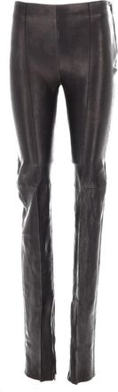 Ann Demeulemeester Signe Leggings With Slit Stretch Nappa Shine