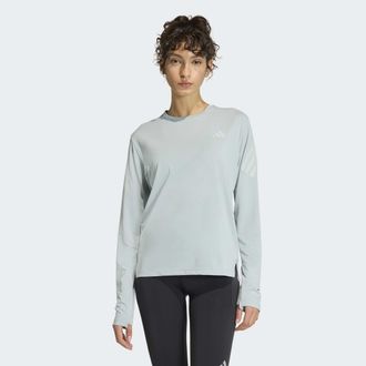 adidas Laufshirt ADIDAS PERFORMANCE adi365/// LS W, Damen, Gr. XXL, wonder sage, Obermaterial: 100% Polyester, Rundhals, Shirts Laufshirt