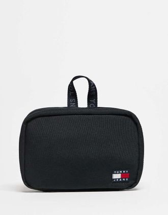 Tommy Jeans Beauty-case nero in nylon