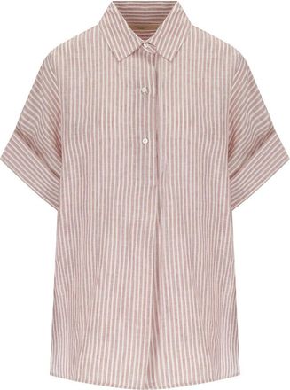 Weekend by Max Mara BLUSA VERVE IN LINO BEIGE MAX MARA WEEKEND