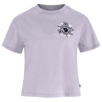 Fj&auml;llr&auml;ven Fj&auml;llblomster Logo T-Shirt T-Shirt f&uuml;r Damen | lila