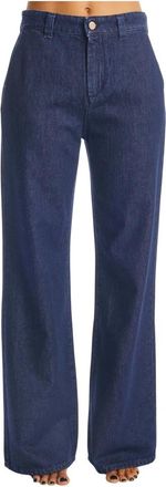Alessia Santi Blauwe Jeans voor Vrouwen - Dames - Loose Fit Jeans - Blauw - W28 - Denim - Jeans