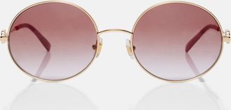 Valentino Gafas de sol redondas con VLogo