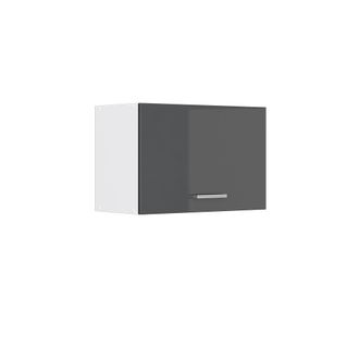 Vicco Mueble Alto Universal R-line, Antracita Alto Brillo, 60 Cm Con Puerta Elevable Vicco