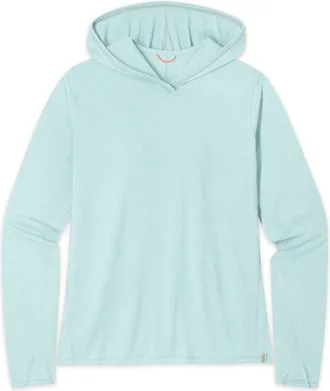 Stio | Womens Divide Hooded Pullover, Size Extra Small in Windchill Heather | Cotton