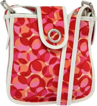 Celine Pre-owned Cross Body Bags, female, Multicolor, Size: ONE SIZE Pre-owned Vintage Canvas Cross Body Bag