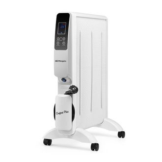 Orbegozo Radiador De Mica Wifi Rmw 1500, Temporizador, Mando A Distancia, Termostato Digital, Programable, 2 Niveles De Calor, Display Led, 1500 W - Orbegozo