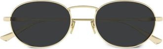Saint Laurent Eyewear Occhiali da sole tondi - Oro
