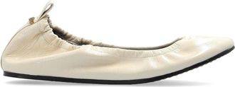 Isabel Marant Belna Leather Ballerina Shoes