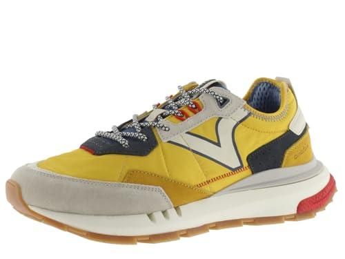 Baskets Victoria 1985 LEGGERA Homme - Nylon, Cuir, Semelle Phylon, Confortables, Style Rétro