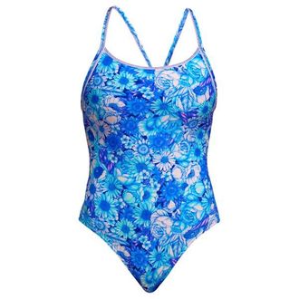 Funkita Diamond Back One Piece Badeanzug f&uuml;r Damen | blau