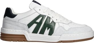 Aeronautica Leren Sneakers - Heren - Sneakers - Wit - 42 EU - Leer - Schoenen