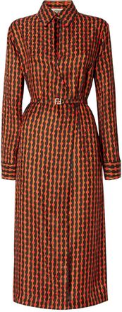 Fendi Abito midi - Rosso