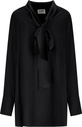 Jil Sander Dames, Blouses & Shirts, Zwart, Maat: XS