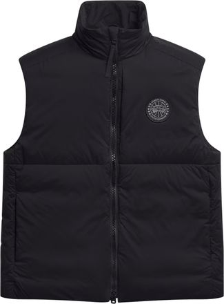 Canada Goose Padded Black Vest with High Collar