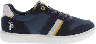 U.S.Polo Association Blauwe Polyester Heren Sneaker - Heren - Sneakers - Veelkleurig - 44 EU - Polyester - Schoenen