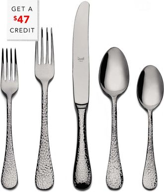 Mepra 20Pc Flatware Set With $47 Credit