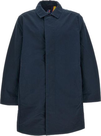 K-Way 3/4 Length Water-Repellent Jacket with Adjustable Features