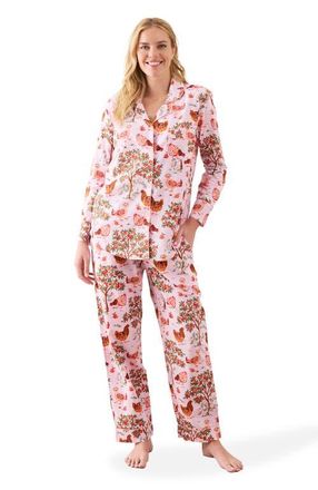 Printfresh Long PJ Set in Ballet Pink at Nordstrom, Size X-Large