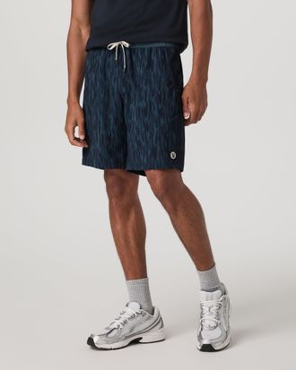 Vuori Clothing Kore Short Unlined 9 | Blue Sea Pampas | Medium