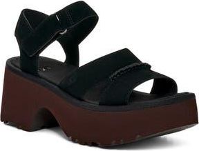 UGG New Heights Platform Sandal in Black at Nordstrom Rack, Size 9.5