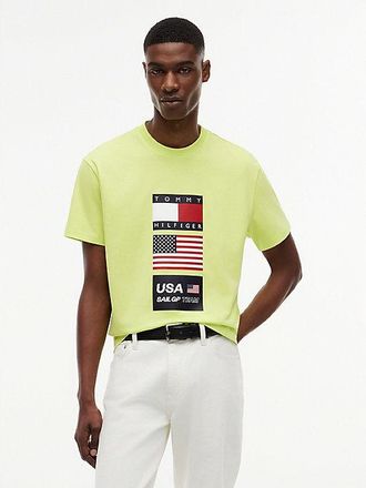 Tommy Hilfiger Camiseta Tommy x U.S. Sail GP Team con logo