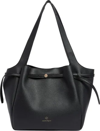 Nanette Lepore Laurel Belted Shoulder Bag in Black at Nordstrom Rack