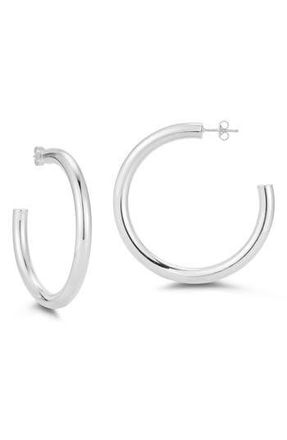 Glaze Jewelry Tubular Hoop Earrings in Silver at Nordstrom Rack