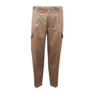 PT01 Straight Trousers, male, Brown, Size: 2XL Carrot Cargo Pant