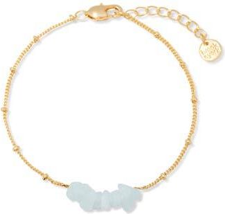 Brook & York Alex Birthstone Bracelet in March - Gold at Nordstrom Rack