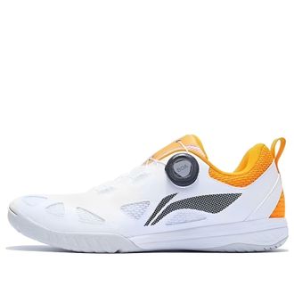 Li-Ning Mage Pro Table Tennis Shoes White Orange APTT001-2