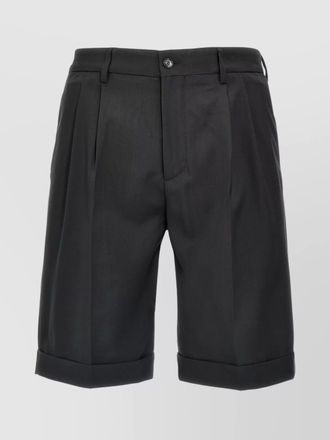 Barena virgin wool tailored bermuda shorts